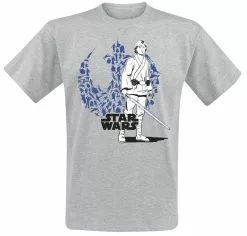 "Disney 100 - Luke Skywalker" T-shirt Grijs Van Star Wars