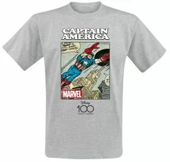 "Disney 100" T-shirt Grijs Van Captain America