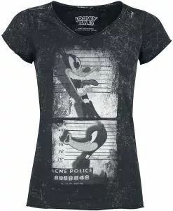 "Daffy Duck" T-shirt Zwart Van Looney Tunes