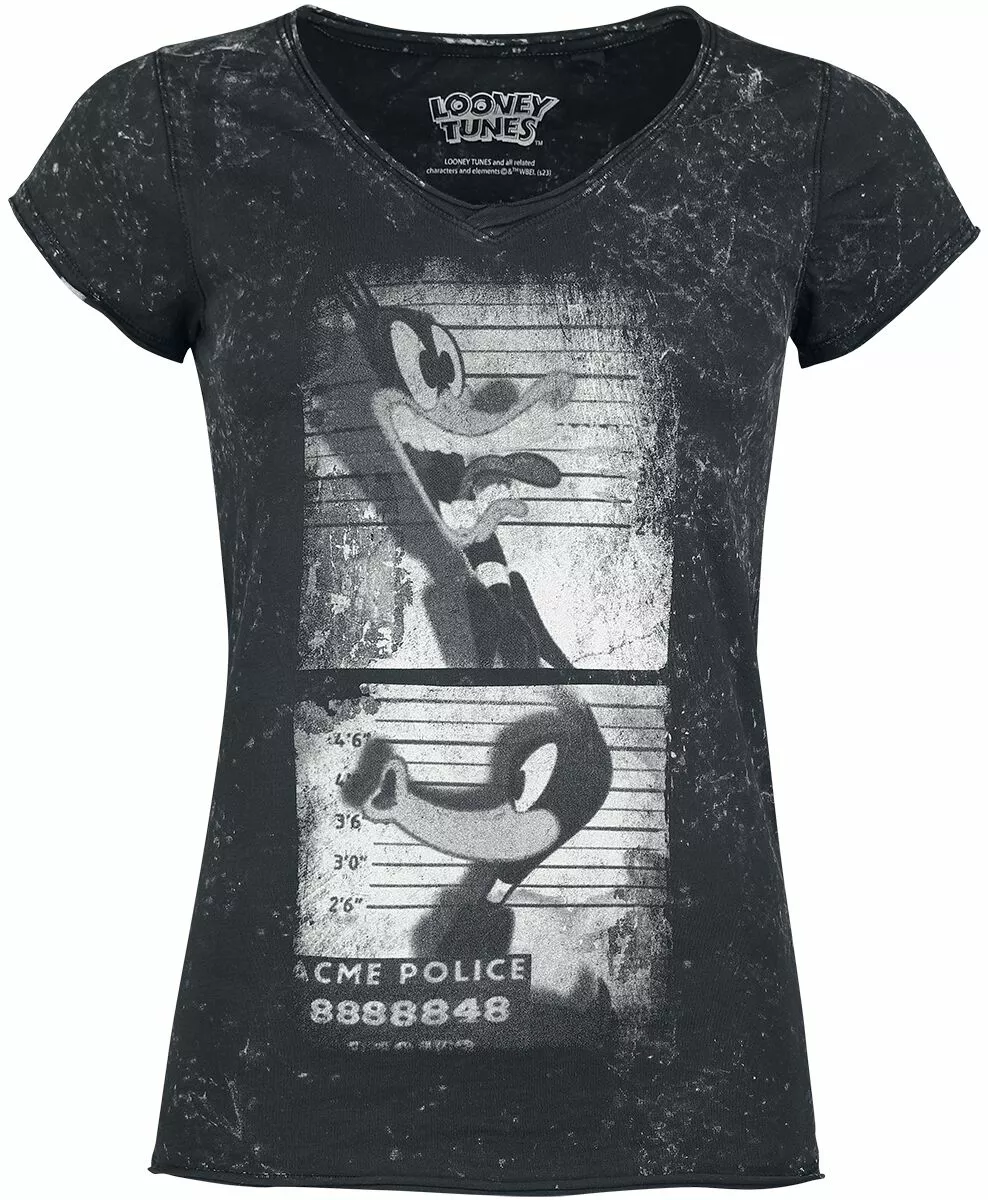 "Daffy Duck" T-shirt Zwart Van Looney Tunes