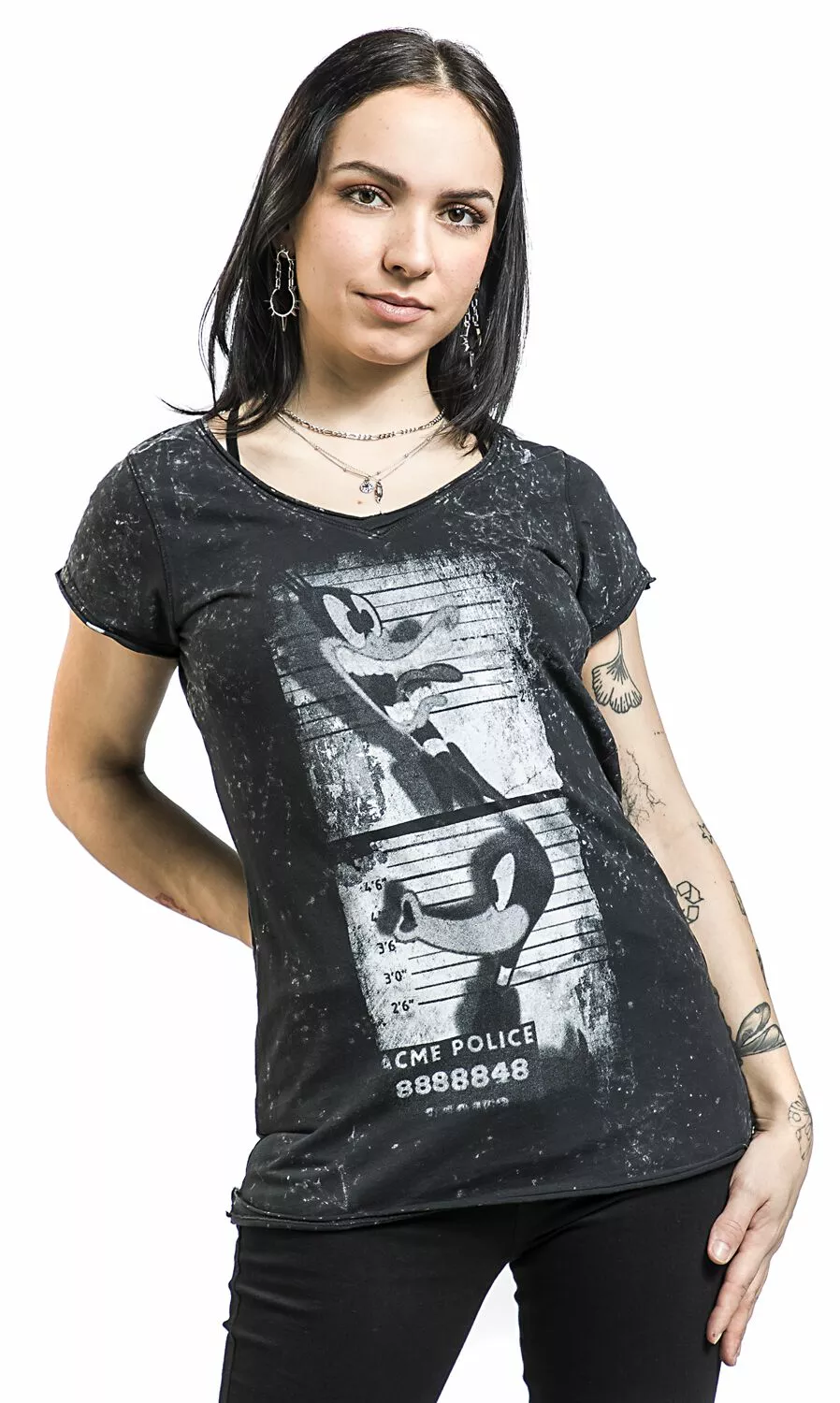 "Daffy Duck" T-shirt Zwart Van Looney Tunes - Afbeelding 4