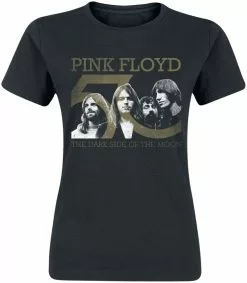"The Dark Side Of The Moon 50th Anniversary" T-shirt Zwart Van Pink Floyd