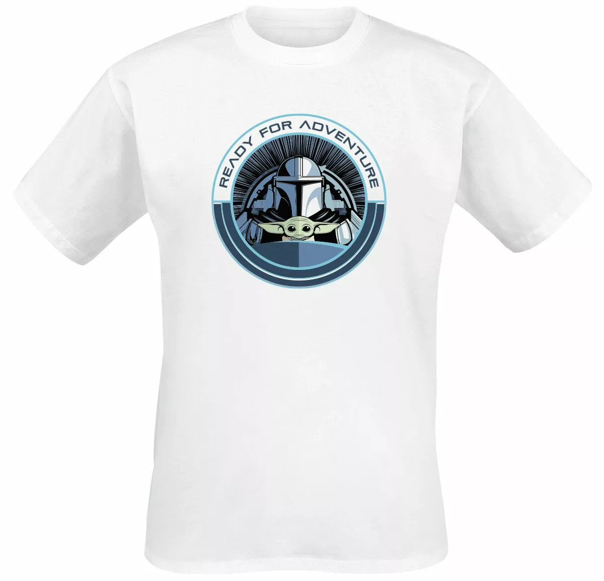 "The Mandalorian - Grogu - Ready For Adventure" T-shirt Wit Van Star Wars