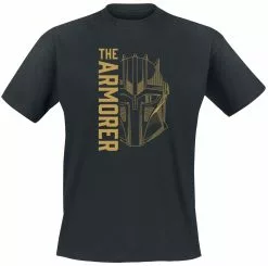 "Mandalorian - The Armorer" T-shirt Zwart Van Star Wars