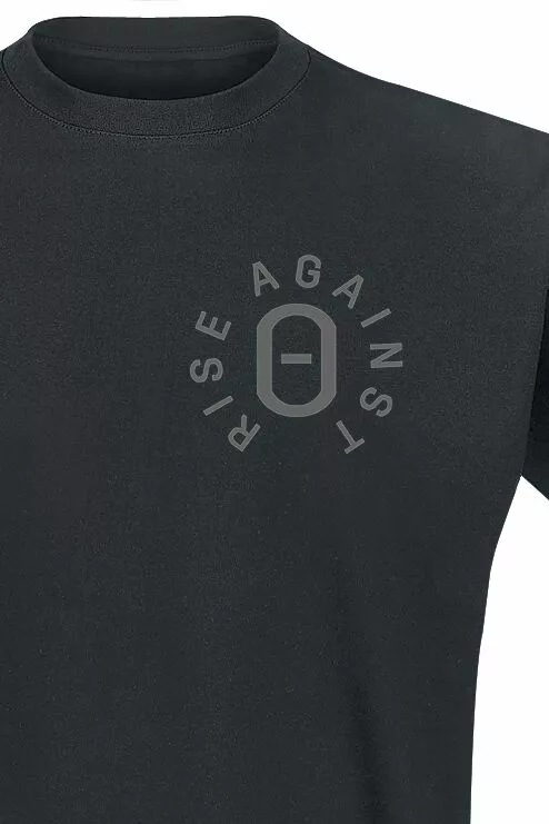 "Dash Zero" T-shirt Zwart Van Rise Against - Afbeelding 3
