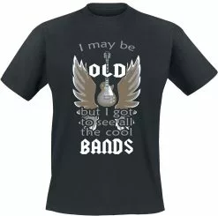 Brandfun Alcohol & Party "I May Be Old..." T-shirt Zwart Van Alcohol & Party