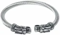 "Geri & Freki" Armband Zilverkleurig Van URBANTIMBER