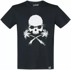 "2 - Tropical Skull" T-shirt Zwart Van Dead Island