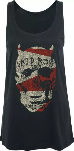 "Demon Skull" Tanktop Zwart Van Skid Row