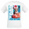 "Toad - Fear Nothing!" T-shirt Wit Van Super Mario