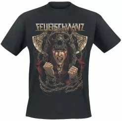 "Bastard Von Asgard" T-shirt Zwart Van Feuerschwanz