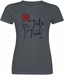 "Tale As Old As Time" T-shirt Grijs Van Beauty And The Beast
