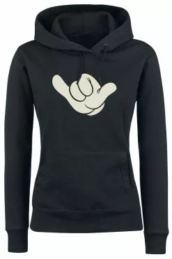 "Hand" Trui Met Capuchon Zwart Van Mickey & Minnie Mouse