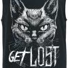 "Get Lost" Top Zwart Van Lord Of The Lost